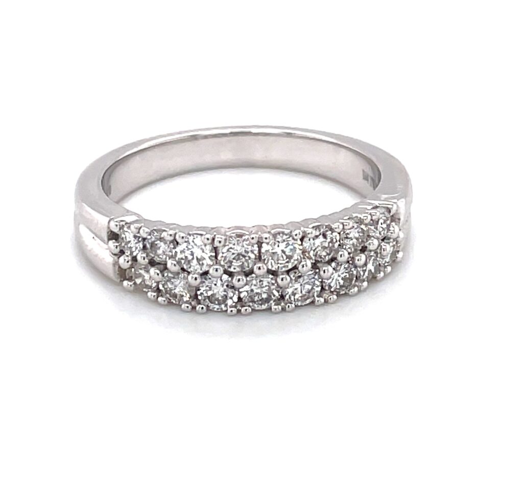 Two Row Diamond Band