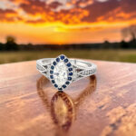Custom Marquise Engagement Ring thumbnail 2
