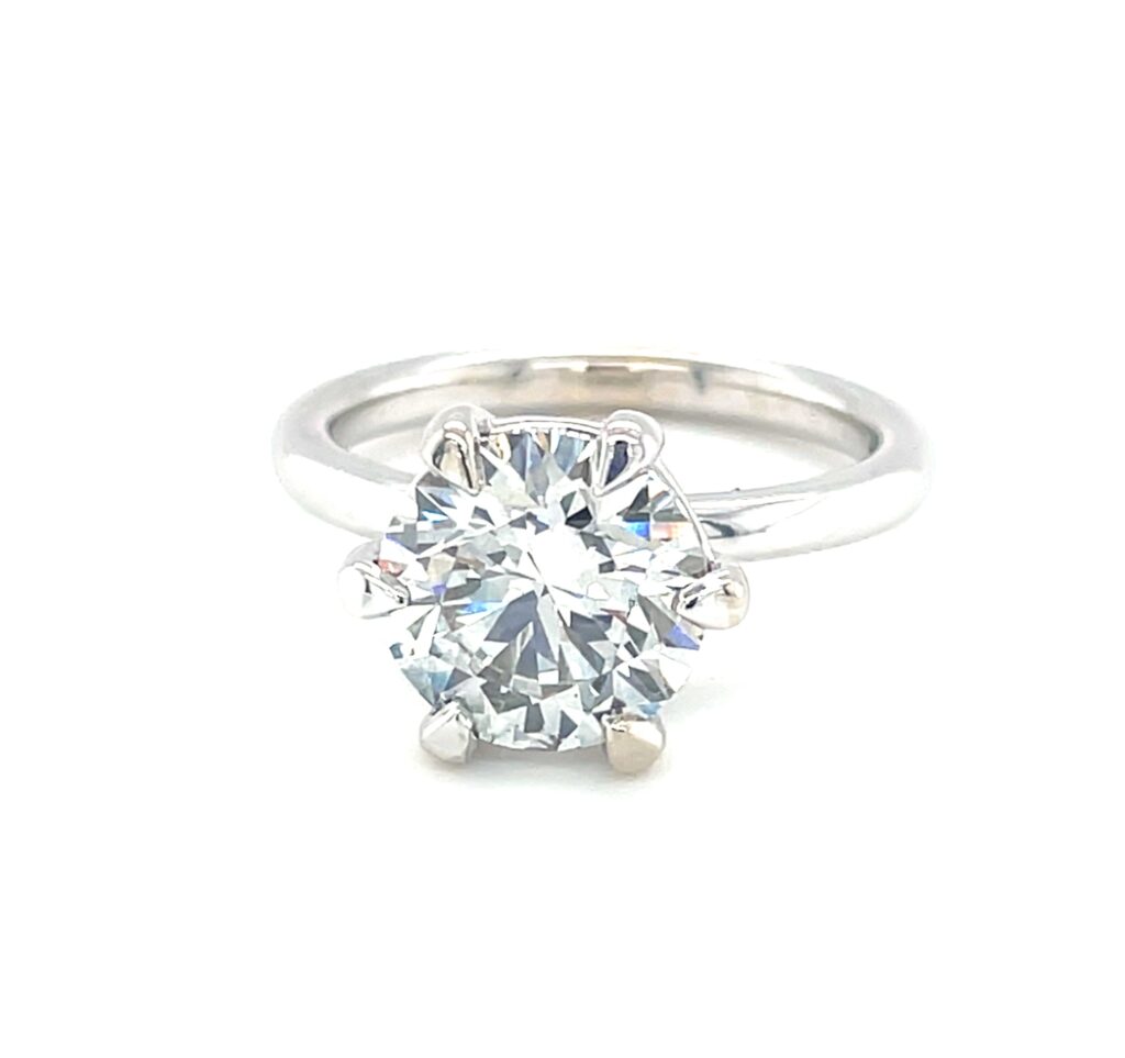 Round Solitaire Engagement Ring