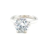 Round Solitaire Engagement Ring thumbnail 1