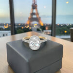 Oval Halo Engagement Ring thumbnail 3