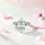 Marquise Split Shank Engagement Ring thumbnail 3