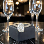 Oval & Round Diamond Engagement Ring thumbnail 4
