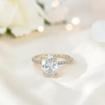 Oval & Round Diamond Engagement Ring thumbnail 5