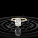 Oval & Round Diamond Engagement Ring thumbnail 3