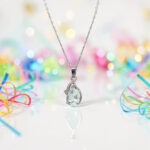 Aquamarine & Diamond Pendant thumbnail 5