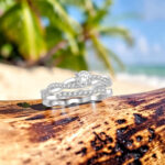 White Gold Round Diamond Bridal Set thumbnail 2