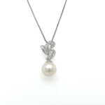 Pearl & Diamond Pendant thumbnail 1