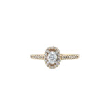 Oval Halo Engagement Ring thumbnail 1