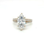 Marquise Engagement Ring in Yellow Gold thumbnail 1