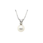 Pearl Pendant with Diamond Accent thumbnail 1