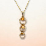 Citrine Triple Circle Pendant thumbnail 2