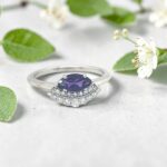 Marquise & Diamond Curved Ring thumbnail 2