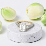 Emerald Cut Diamond Engagement Ring thumbnail 2