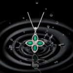 Emerald & Diamond Pendant thumbnail 3