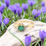 Emerald & Diamond Ring thumbnail 3