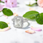 Radiant Cut Halo Engagement Ring thumbnail 2