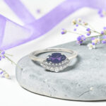 Marquise & Diamond Curved Ring thumbnail 3