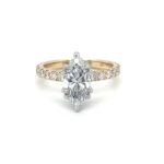Marquise & Round Engagement Ring thumbnail 1