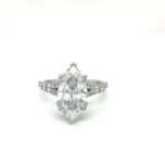 Marquise Split Shank Engagement Ring thumbnail 1