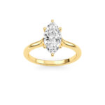 Marquise Solitaire Engagement Ring thumbnail 1