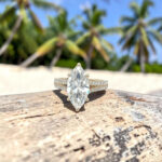 Marquise Engagement Ring in Yellow Gold thumbnail 5