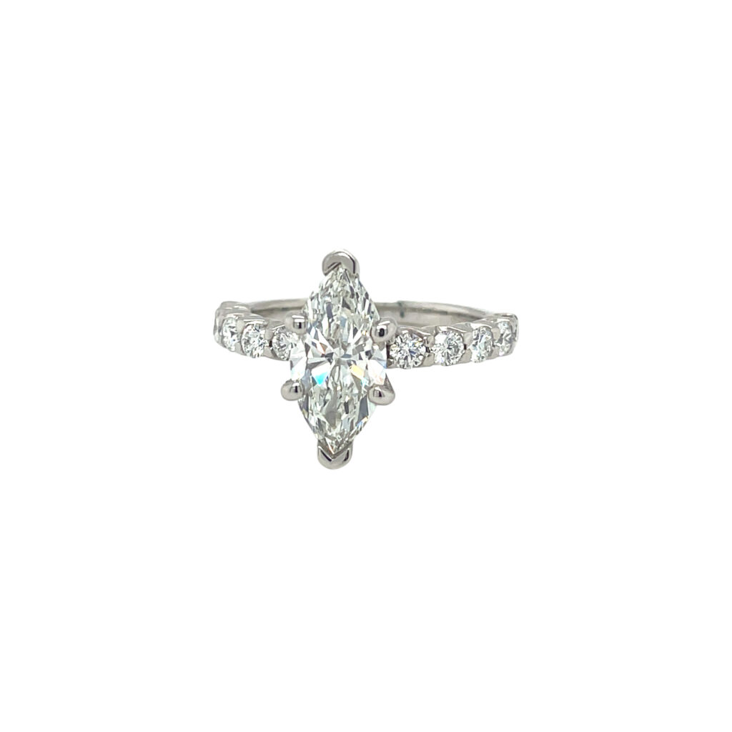 Marquise Diamond Engagement Ring