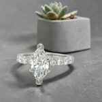 Marquise Diamond Engagement Ring thumbnail 2