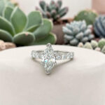 Marquise Diamond Engagement Ring thumbnail 3