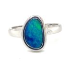 Opal Doublet Ring thumbnail 1