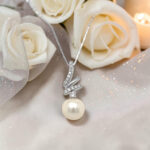 Pearl & Diamond Pendant thumbnail 3