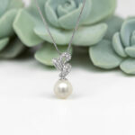 Pearl & Diamond Pendant thumbnail 3