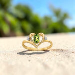 Peridot & Diamond Ring thumbnail 3