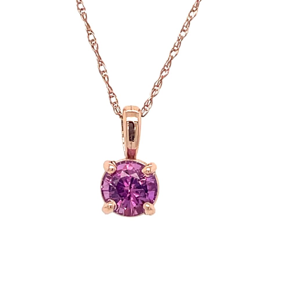 Pink Sapphire Pendant