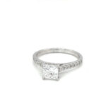 Princess Cut Engagement Ring thumbnail 1