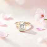 Radiant Cut Bezel Set Engagement Ring thumbnail 2