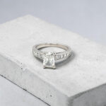 Radiant & Princess Cut Engagement Ring thumbnail 2