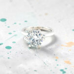 Round Solitaire Engagement Ring thumbnail 2