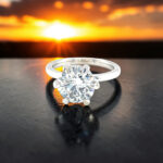 Round Solitaire Engagement Ring thumbnail 3