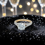 Round Split Shank Engagement Ring thumbnail 2