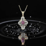 Ruby & Diamond Pendant thumbnail 2