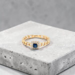 Square Sapphire Ring thumbnail 3