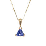 Triangle Tanzanite Pendant thumbnail 1