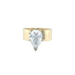 Pear Solitaire on Wide Band thumbnail 1