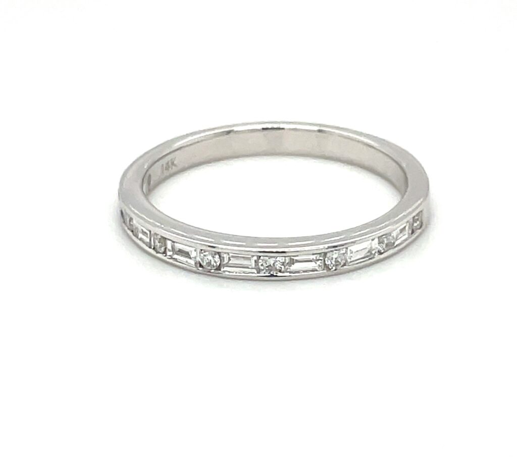 White Gold Diamond Band