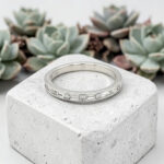 White Gold Diamond Band thumbnail 2