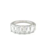 Emerald Cut Diamond Band thumbnail 1