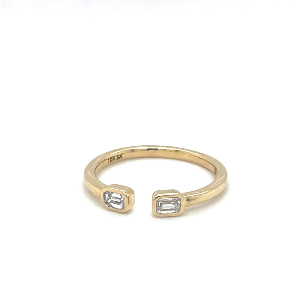 Open Top Diamond Band