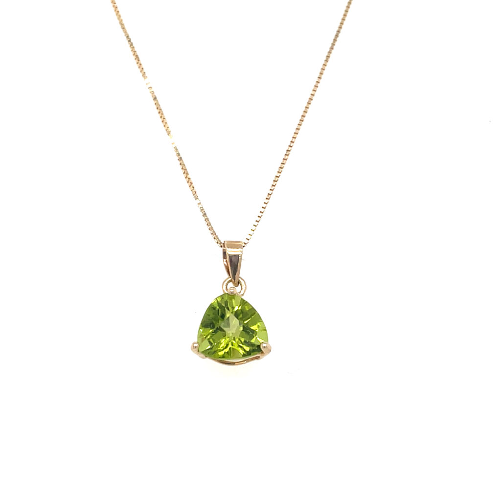 Trillion Peridot Pendand