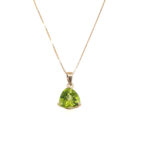 Trillion Peridot Pendand thumbnail 1